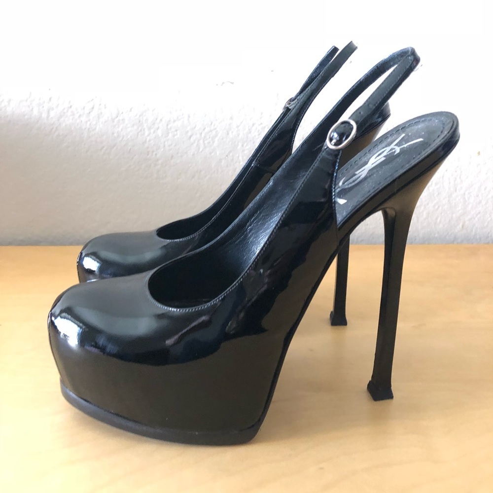 YSL Tribute Sling Back Heels